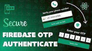 React js firebase phone authentication | Send OTP And Verify phone number | #firebase