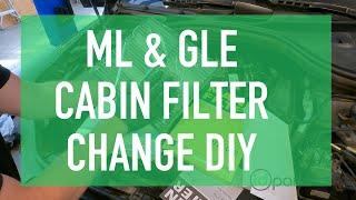 Mercedes ML GLE Cabin Filter Change - IDParts.com