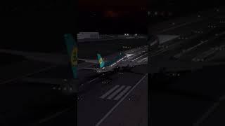 #aviation Uzbekistan airways landing b787-8 Dreamliner at Moscow Domodedovo Airport