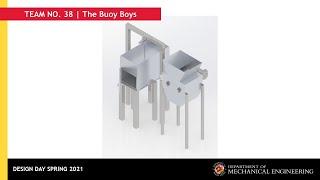 Team No  38 The Buoy Boys   Styrofoam Buoy Recycler