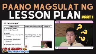 (PART 1) PAANO GUMAWA NG LESSON PLAN SA FILIPINO | WITH DEMO TEACHING