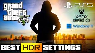 Grand Theft Auto V - Best HDR Settings - PS5 / Xbox / PC - Great HDR on Console - Fake HDR on PC