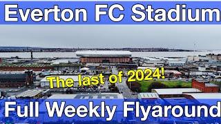 NEW Everton FC Stadium at Bramley Moore Dock. A Full FlyAround! THE LAST OF 2024!