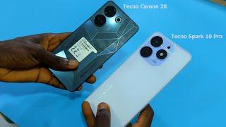 Tecno Camon 20 vs Tecno Spark 10 Pro Comparison: Which Should You Buy?