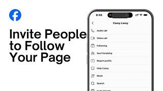 How to Invite People to Follow  Your Facebook Page