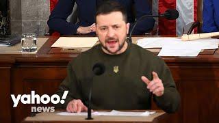 Ukrainian President Volodymyr Zelensky addresses Congress