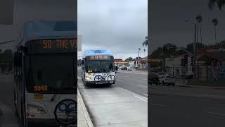 OC Bus route 50 EB Katella @ Los Al Blvd 9/2/23