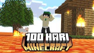 Tantangan 100 Hari di Minecraft Lava Only