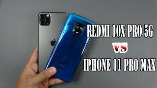 Xiaomi Redmi 10X Pro 5G vs iPhone 11 Pro max | SpeedTest and Camera comparison