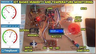 IoT Based Humidity and Temperature Controller For Incubator Using Arduino with NodeMCU & ThingSpeak