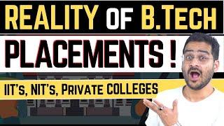 Reality of Placement In Engineering Colleges! IIT's, NIT's, Tier 3 BTech Colleges!