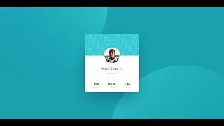 HTML & CSS Tutorial | Frontend Mentor - Profile Card Component