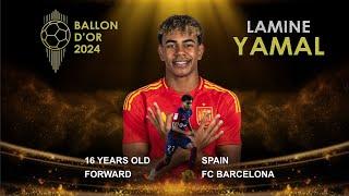 BALLON D'OR 2024 - LAMINE YAMAL - BALLON D'OR LEVEL PERFORMANCE IN EURO 2024