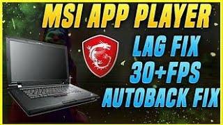 MSI APP Player Speed Up And Lag Problem Fix Permanently || Windows Setting|