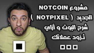 شرح بوت not pixel من انتاج not coin | بوت قوي وله مستقبل رهيب