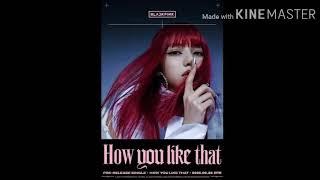 BLACKPINK "HOW YOU LIKE THAT" TITLE POSTER