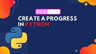 Create progress bar in python