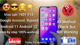 Vivo Y15 1901 Google Account Frp Bypass Android Version 11 12||TechhouseFrp||2023