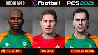 PES 2021 - PREVIEW ORDER FACE SV WERDER BREMEN