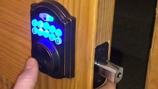 “changing” CODE on defiant electronic deadbolt (passcode) programming door lock keyless entry