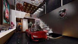 LUXURY GARAGE • ARCHITECTURE AND INTERIOR DESIGN • LUMION RENDERING • NVL ARCHITECTS