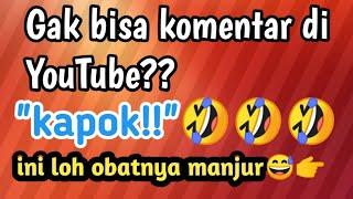 Masalah tidak bisa komentar di YouTube, agar bisa membuat komentar di YouTube