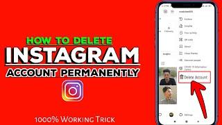 How To Delete Instagram Account Permanently On Mobile | Instagram Id Delete Karne Ka Sahi Tarika