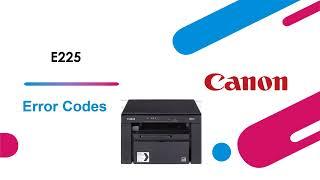 Canon MF 3010 Error code E225