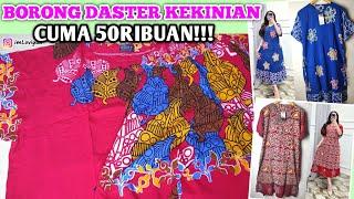 SHOPEE HAUL DASTER HOMEY KEKINIAN 50RIBUAN!!! CANTIK BANGET DI PAKE DI RUMAH & DI LUAR RUMAH 