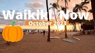 WAIKIKI NOW | October 2023 | NARRATED Walking Tour | LOCAL UPDATES | OAHU