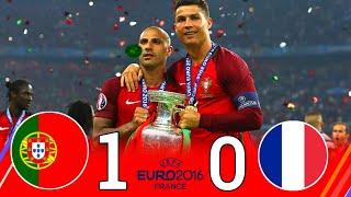 Portugal 1 × 0 France (Historical Match) 2016 Euro Final Extended Highlight | C.Ronaldo 2016