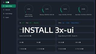 Установка панели 3x-ui и настройка подключения Reality
