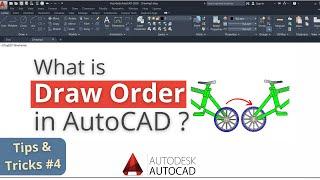 What is Draw Order in AutoCAD     #autocad #autocadtips #autocadtricks