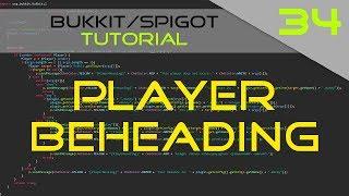 Minecraft Bukkit/Spigot Plugin Tutorial #34: Player Beheading