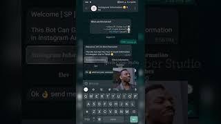 INSTAGRAM INFORMATION GATHERING BOT