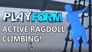 PlayForm - Active Ragdoll in Unity, Procedural Climbing System!