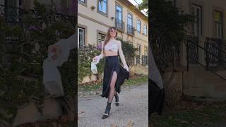 How I styled Calzedonia black stockings  #ootd #outfit #outfitideas #tights #shorts #girl #style