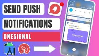 Onesignal Push Notifications - Android Studio Tutorial | Firebase Push Notification Android