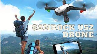 SANROCK U52 Drone with 1080P HD Camera for Adults Kids