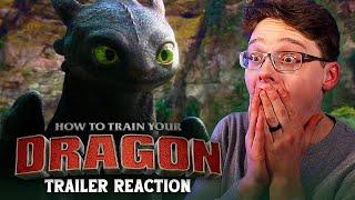 HOW TO TRAIN YOUR DRAGON (2025) Official Teaser Trailer REACTION!