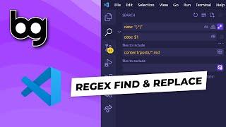  vscode | regex find and replace