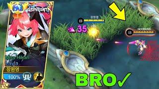 TOP GLOBAL LAYLA BEST 1 HIT BUILD 2024! THIS BRUTAL INSANE DAMAGE BUILD IS TOTALLY BROKEN!!