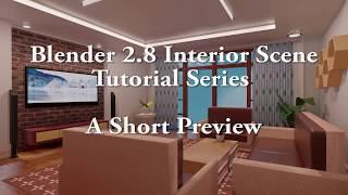 Blender 2 8 Architectural Interior Scene Tutorial Trailer