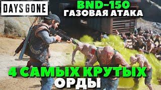 BND-150 и 4 Самых Крутых Орды! Газовая атака! Как долго они проживут! Days Gone. Жизнь После.