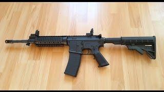 Tippmann M4 Carbine CO2+HPA Full Review / Test IWA 2015-IWA 2016 Deutsch/german