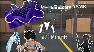 Playing mm2 with my sister !! *1v1* | gamehallow