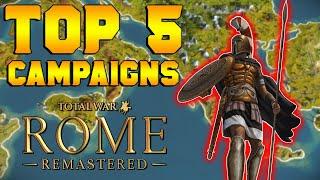 Top 5 Campaigns in Total War: Rome Remastered