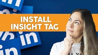 Install LinkedIn Insight Tag via Google Tag Manager