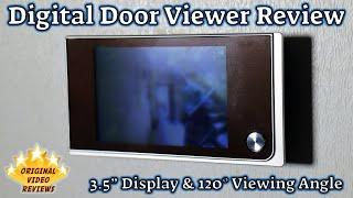 Digital Door Viewer Review (3.5” LCD Display & 120º Viewing Angle) 