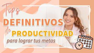 ⏰ Tips de ORGANIZACIÓN y PRODUCTIVIDAD para emprendedores   (Y lograr tus metas) | Tati Uribe